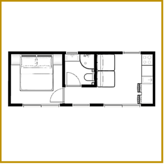 UNIT 24M&sup2; - MODEL 01.03 - WONING