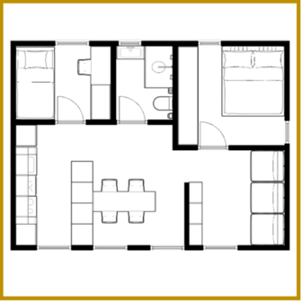 UNIT 48M&sup2; - MODEL 01.02 - WONING