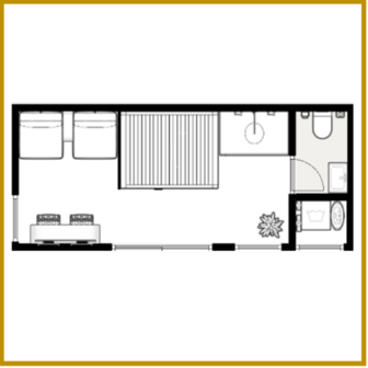 UNIT 21M&sup2; - MODEL 01.04 - WELLNESS