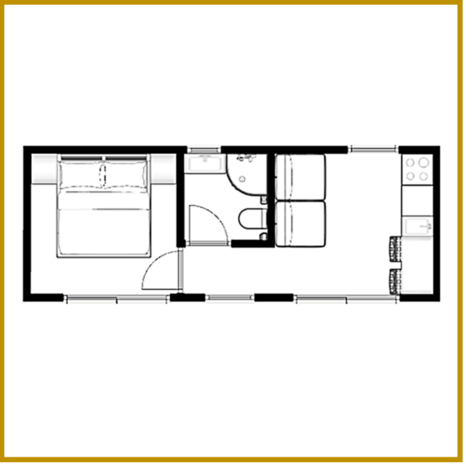 UNIT 24M&sup2; - MODEL 01.03 - WONING