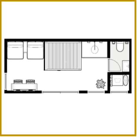 UNIT 21M&sup2; - MODEL 01.04 - WELLNESS