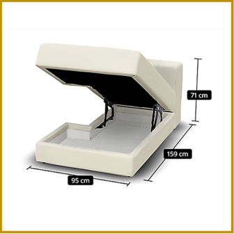 ZITBANK 03 - B95 X D160 X H71 CM