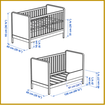 KINDERBED 02 - 60X120 CM