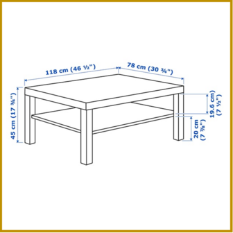SALONTAFEL 02 - B118XL78XH45