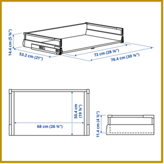 LADE 14 - B80 X D60 - MIDDEL
