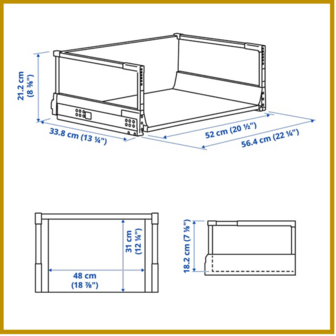 LADE 17 - B60 X D37 - HOOG