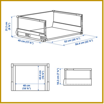 LADE 18 - B60 X D45 - HOOG