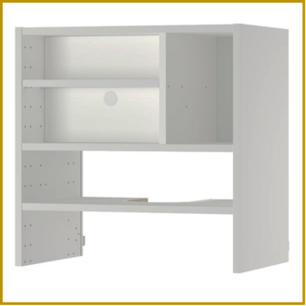 BOVENKAST 19 - B60 X D37 X H60 CM - AFZUIGKAP