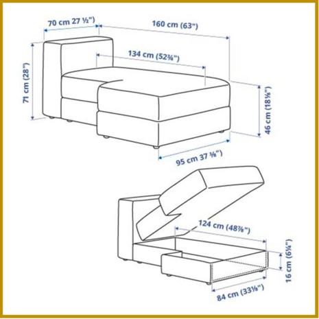 ZITBANK 03 - B95 X D160 X H71 CM