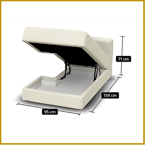 ZITBANK 03 - B95 X D160 X H71 CM