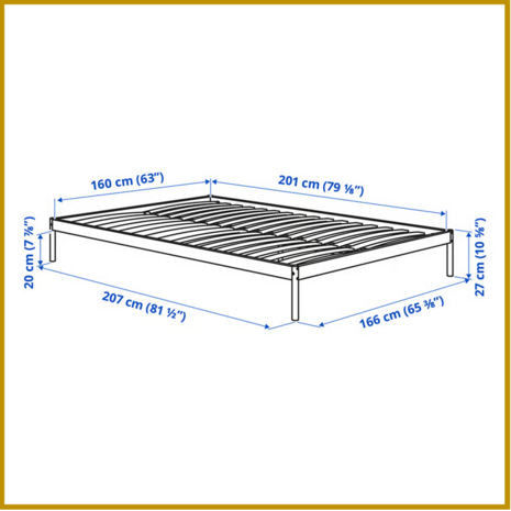 BED 20 - 160 X 200 CM