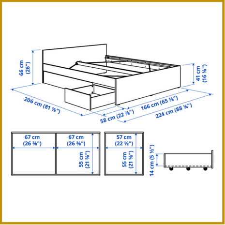 BED 22 - 160 X 200 CM