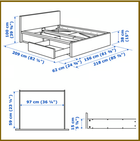 BED 17 - 140 X 200 CM