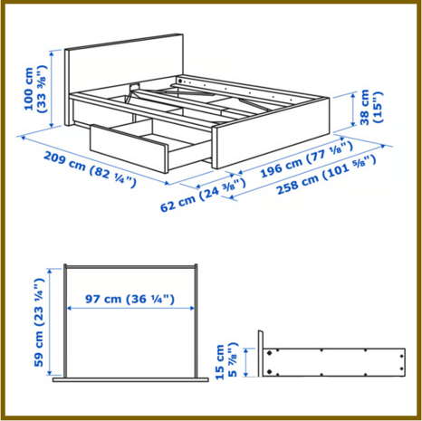 BED 26 - 180X200 CM