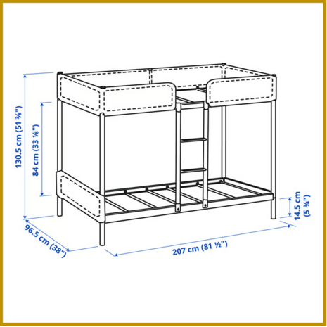 BED 10 - 90 X 200 CM
