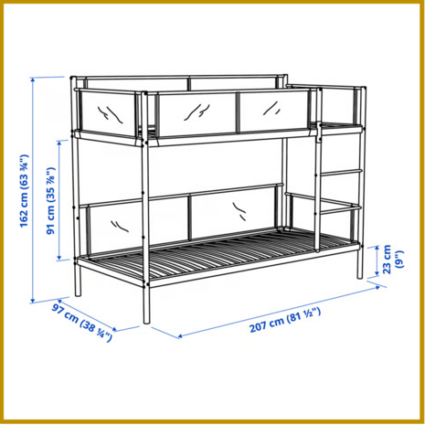 BED 12 - 90 X 200 CM