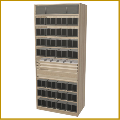 SCHOENENKAST 09 - B100XD58 CM