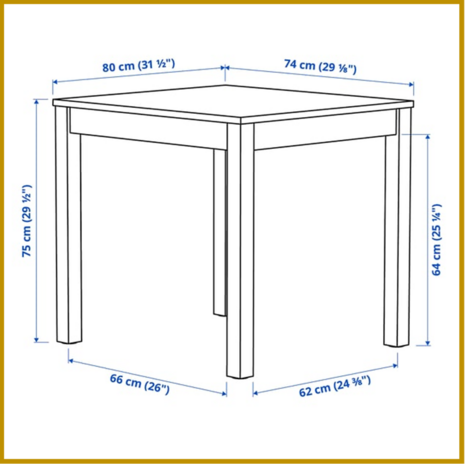 TAFEL 01 - B74XL80XH75