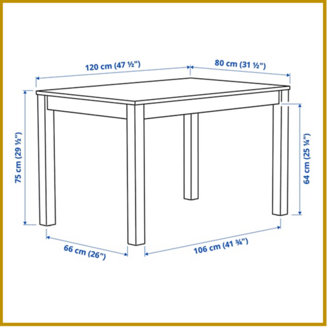 TAFEL 04 - B80XL120XH75