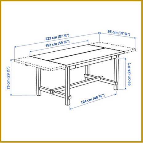 TAFEL 14 - B95XL152/223XH75