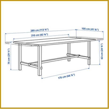 TAFEL 15 - B105XL210/289XH75