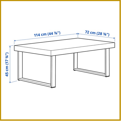 SALONTAFEL 03 - B72XL114XH45
