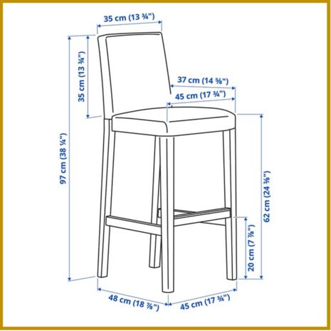 BARSTOEL 09 - B37XL45XH62