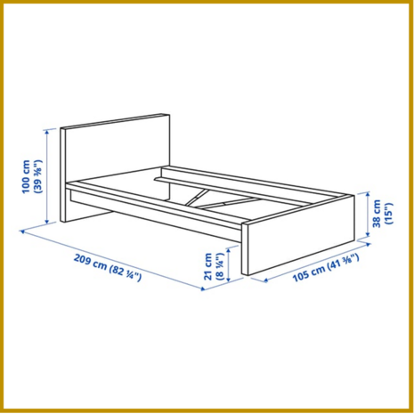BED 13 - 120 X 200 CM