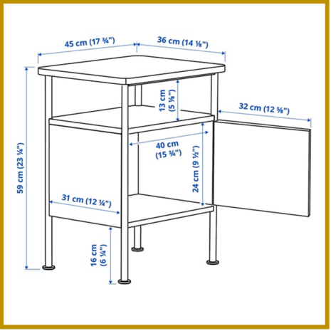 BIJZET-/NACHTTAFEL 01