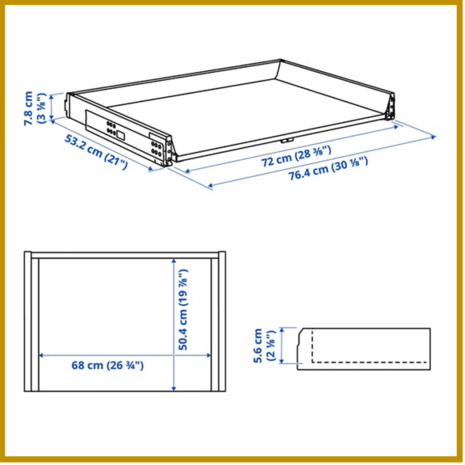 LADE 08 - B80 X D60 - LAAG