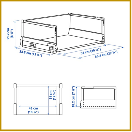 LADE 17 - B60 X D37 - HOOG