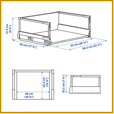 LADE 18 - B60 X D45 - HOOG