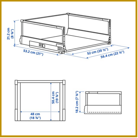 LADE 41 - B60 X D60 - HOOG