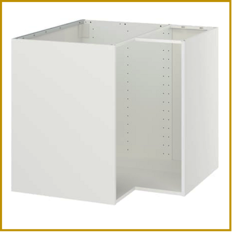 ONDERKAST 18 - B88 X D60 X H80 CM -HOEK