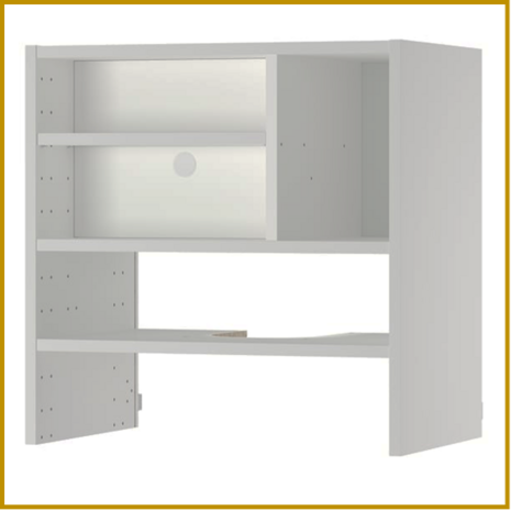 BOVENKAST 19 - B60 X D37 X H60 CM - AFZUIGKAP