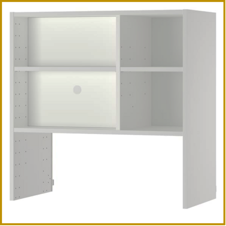 BOVENKAST 23 - B80 X D37 X H80 CM - AFZUIGKAP